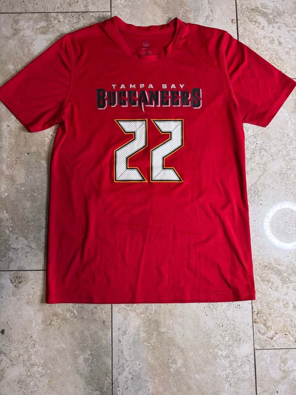 NFL Tampa Bay Buccaneers women’s Red T-Shirt #22